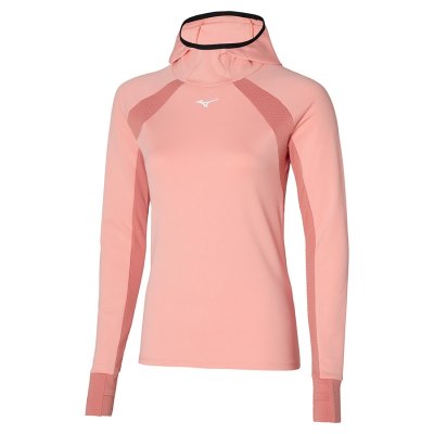 Manga Larga Mizuno Warmalite Hooded LS Mujer Coral Claro - Chile M916IVOSXU